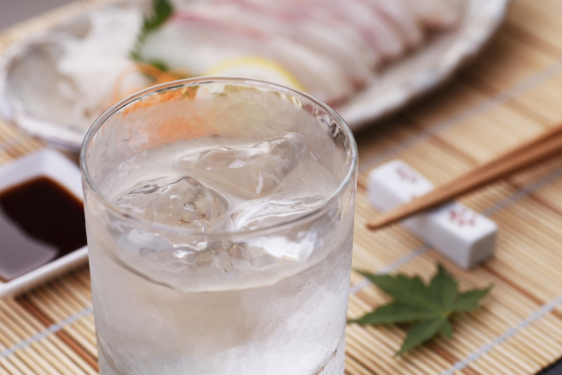 日本酒　冷グラス２